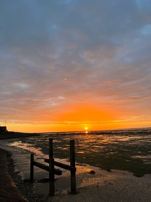 Accommodatie ligt op het strand