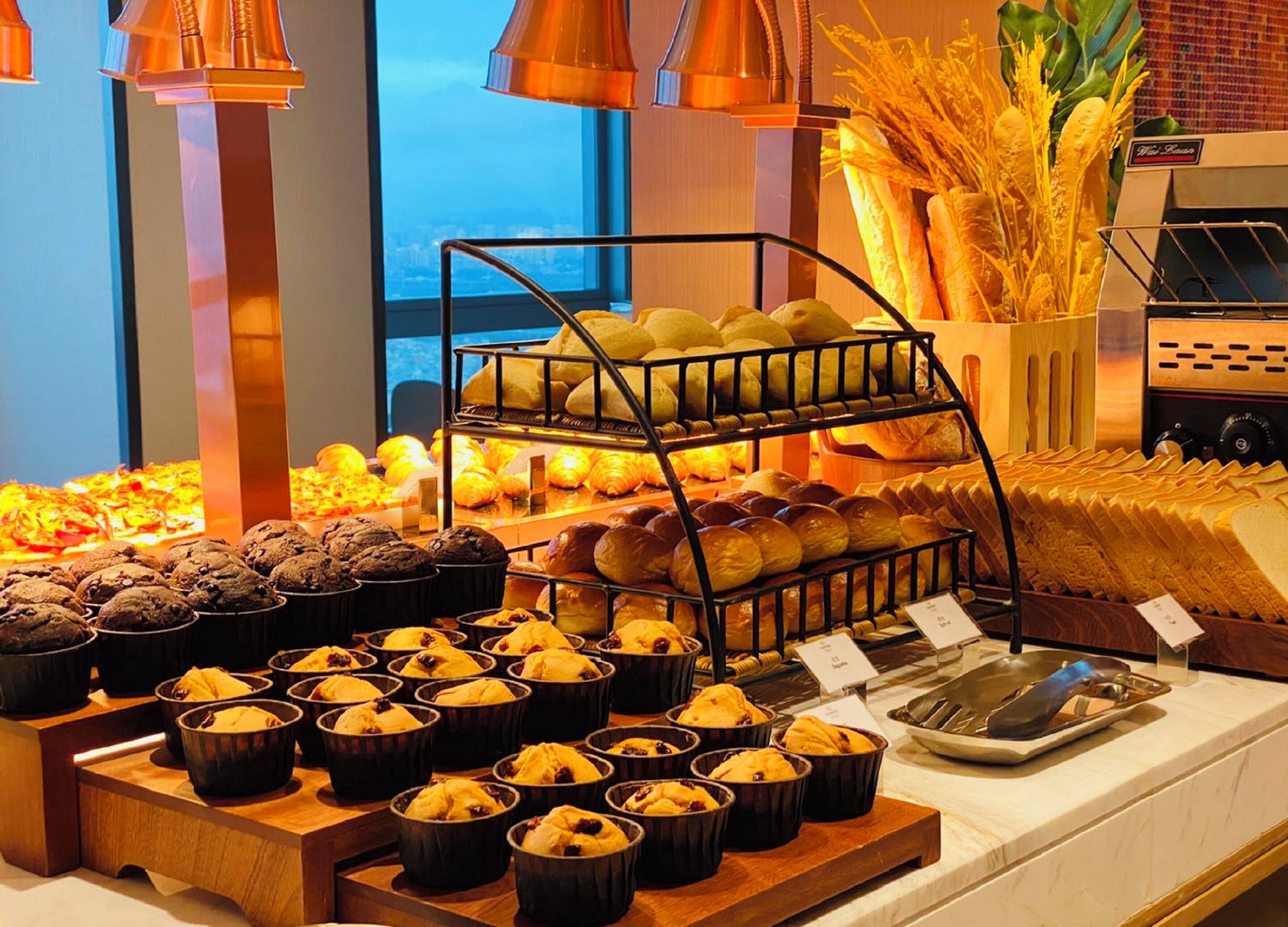 Dagelijks ontbijt met selfservice (CNY 65 per persoon)