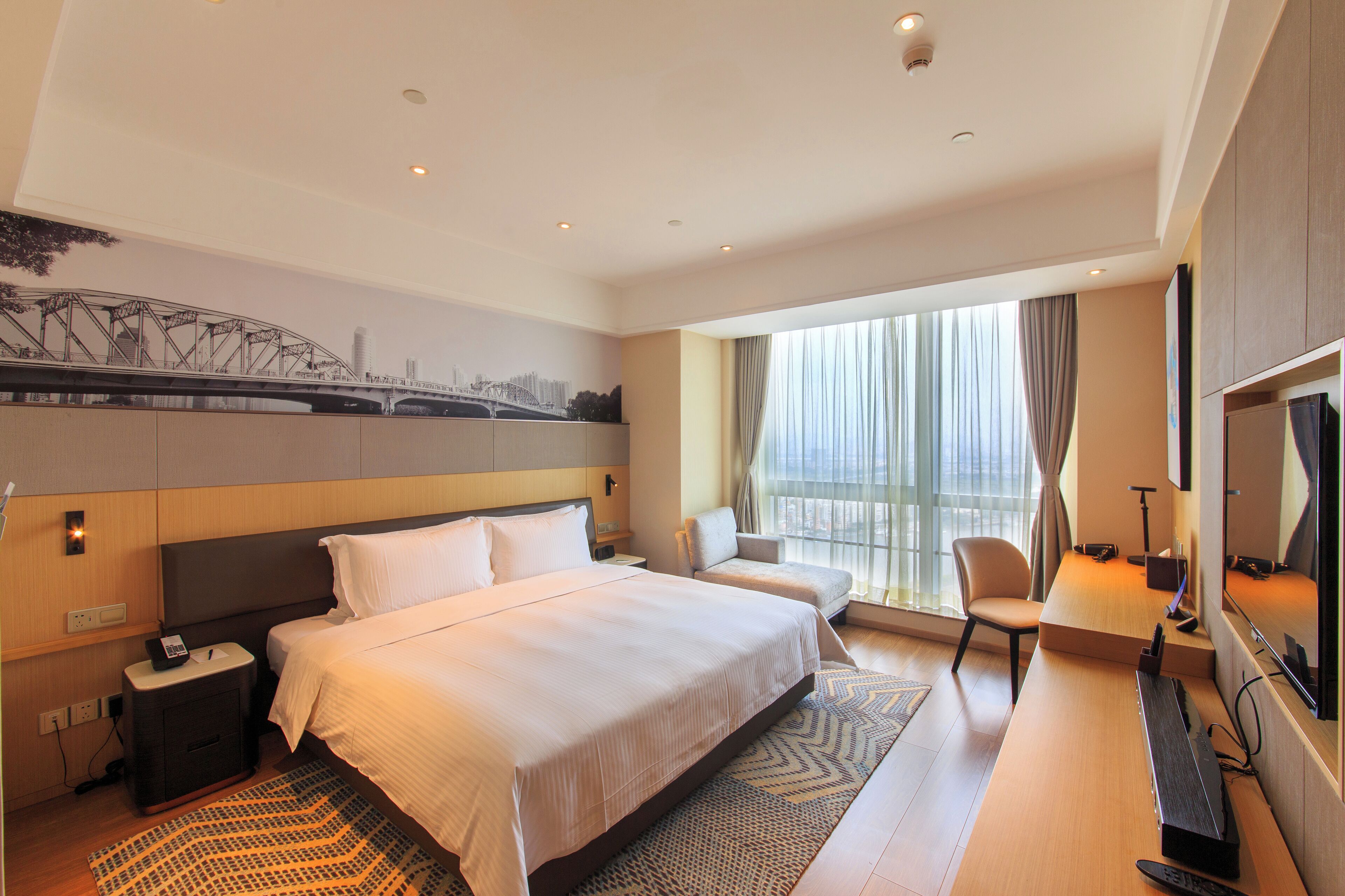 Deluxe studio | Luxe beddengoed, een kluis op de kamer, een laptopwerkplek