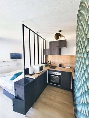 1 soveværelse, strygejern/strygebræt, Wi-Fi, sengetøj