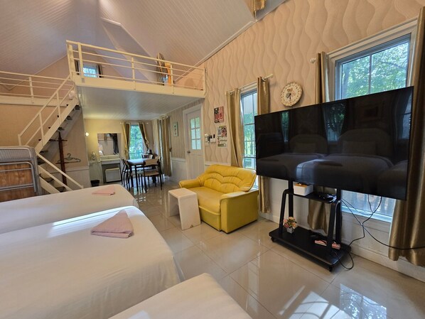 Bungalow Deluxe | Truy cập Internet không dây miễn phí, bộ trải giường 