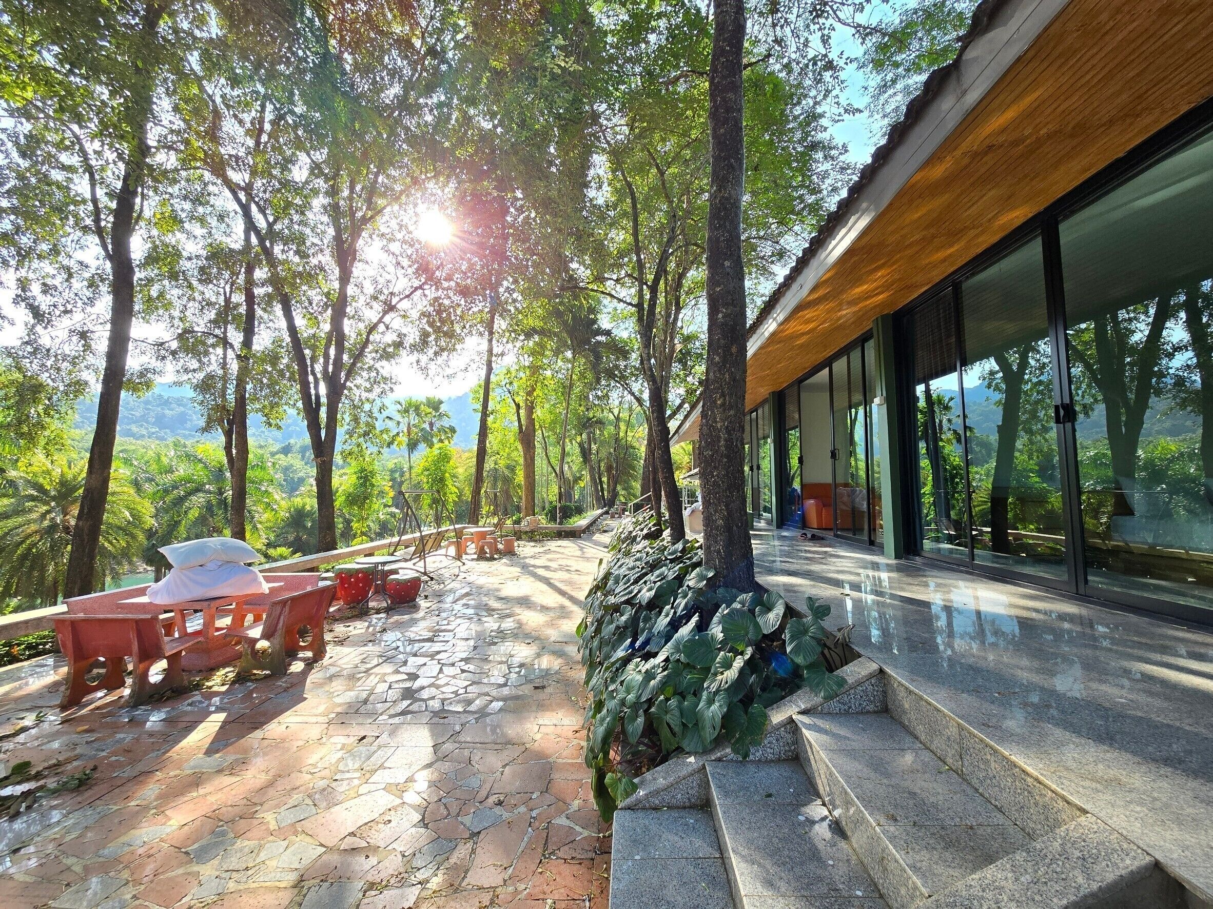 Majoituspaikan julkisivu