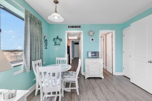 Family Condo, 1 Bedroom, Balcony, Partial Ocean View | In-room dining - Ocean Dunes (Myrtle Beach)