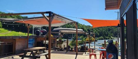 Udendørs spisemuligheder