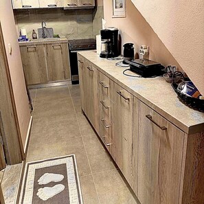 Private kitchen - Delightful apartment with AC in Anogia (Anogia)