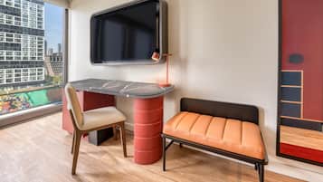 Premium bedding, memory-foam beds, minibar, in-room safe