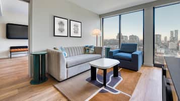 Suíte executiva, 1 quarto (Premium, King) | Roupas de cama premium
