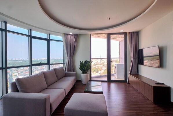 Deluxe Apartment, Balcony, City View | View from room - Netland Westlake Legacy Suites (Hanoi)