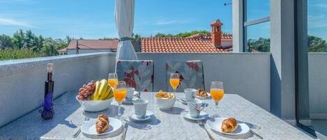 Family Apartment, Sea View | Terrace/patio