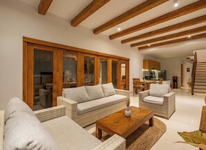 Villa – deluxe, 3 soverom | Oppholdsområde