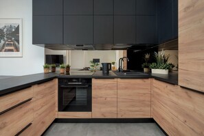 Private kitchen - Studio Near Łódź Kaliska by Renters (Lodz)