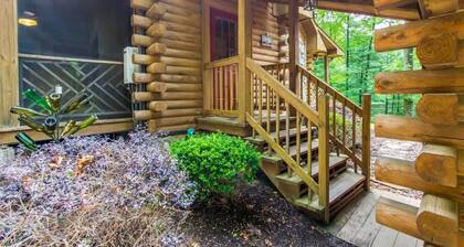 Stylish 3BR Log Cabin w/ Fire Pit | Near Trails | Free Tickets