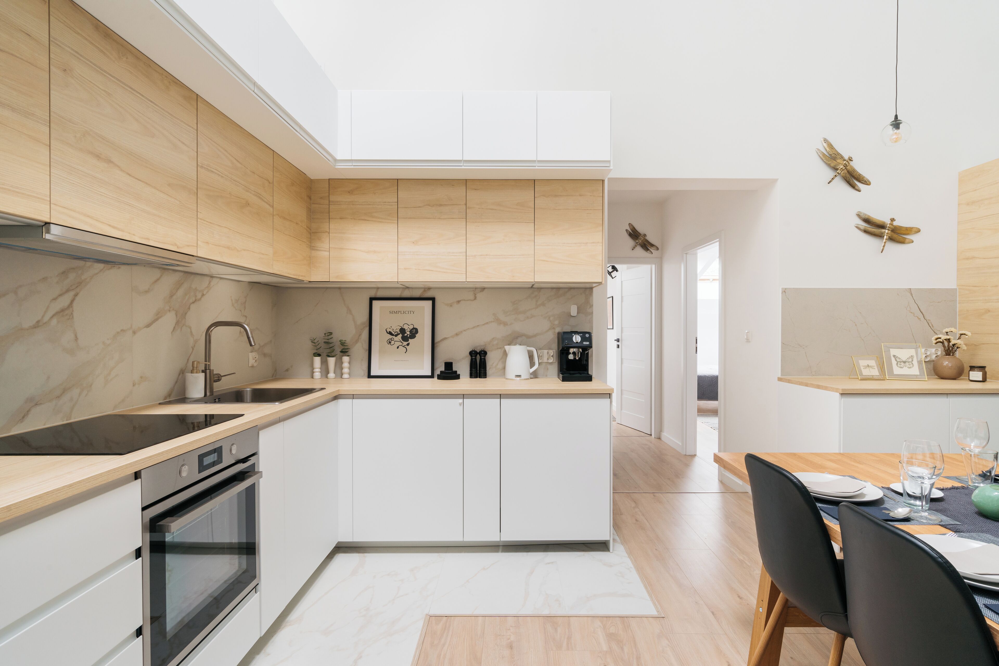 Grand Apartment, Courtyard View | Private kitchen | Full-size fridge, oven, stovetop, dishwasher