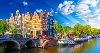 Meters from Utrechtsestraat & Rembrandt Square-5 Storey Canal House with garden