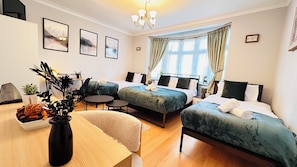 6 dormitorios, tabla de planchar con plancha, wifi gratis