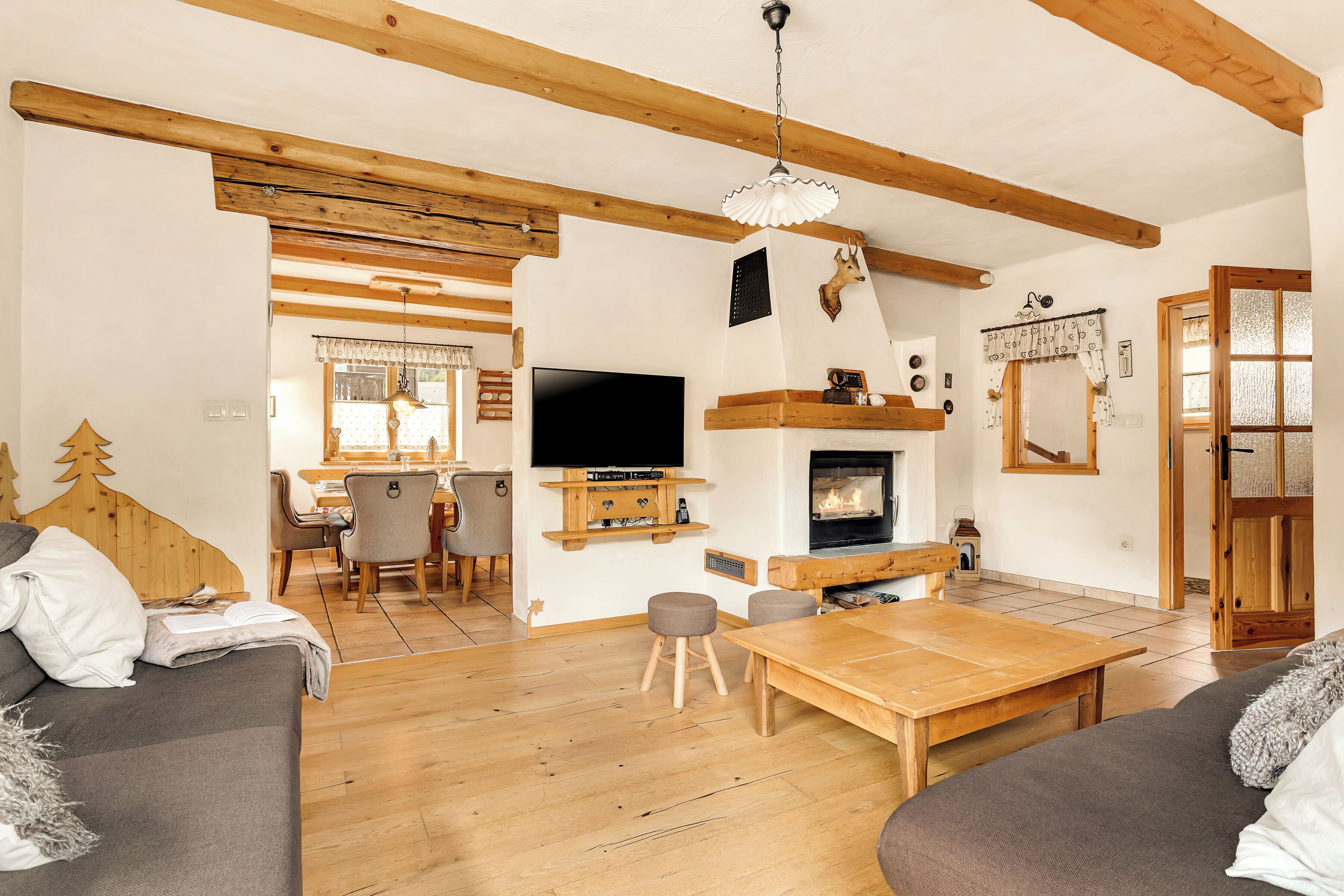 智能电视、壁炉