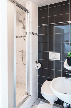 Hair dryer, towels