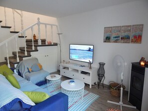 Living area - For 6/7 people, Begur, Luminous attached house the village entrance (Begur)