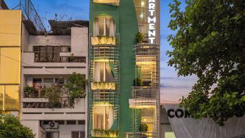 Voorkant van accommodatie