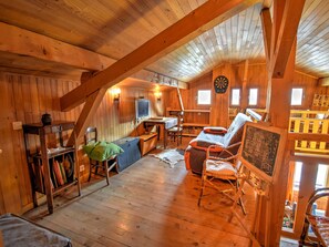 TV, fireplace - Charming chalet near Avoriaz with garage and comfort for 9 (Morzine)