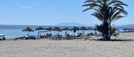 Accommodatie ligt op het strand