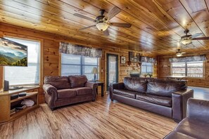 テレビ、暖炉、テレビゲーム