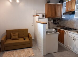 Lejlighed (Guest House Green Corner Supetarska D) | Stue | 32-tommers fladskærms-tv med satellitkanaler