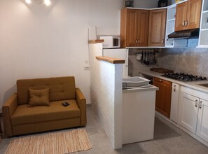 Appartement (Guest House Green Corner Supetarska D) | Privékeuken | Een koelkast