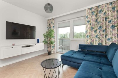 Stylish Apartment in Gdansk | Balcony, Parking
