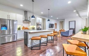 Fridge, microwave, oven, stovetop - Stunning 4BR Gulch Home w/16 Beds! Skyline Views! (Nashville)