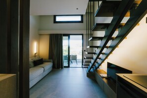 Luxury Duplex, Pool View | Egyptian cotton sheets, premium bedding, pillowtop beds, free minibar -  LAN-GO LUXURY LIVING (Igoumenitsa)