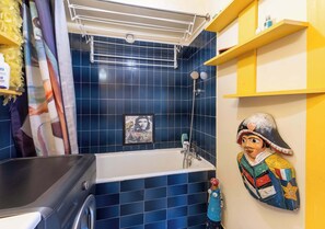 Shower, hair dryer