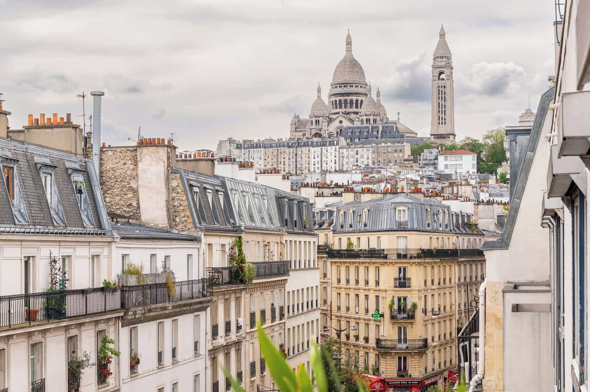 Blick von der Unterkunft