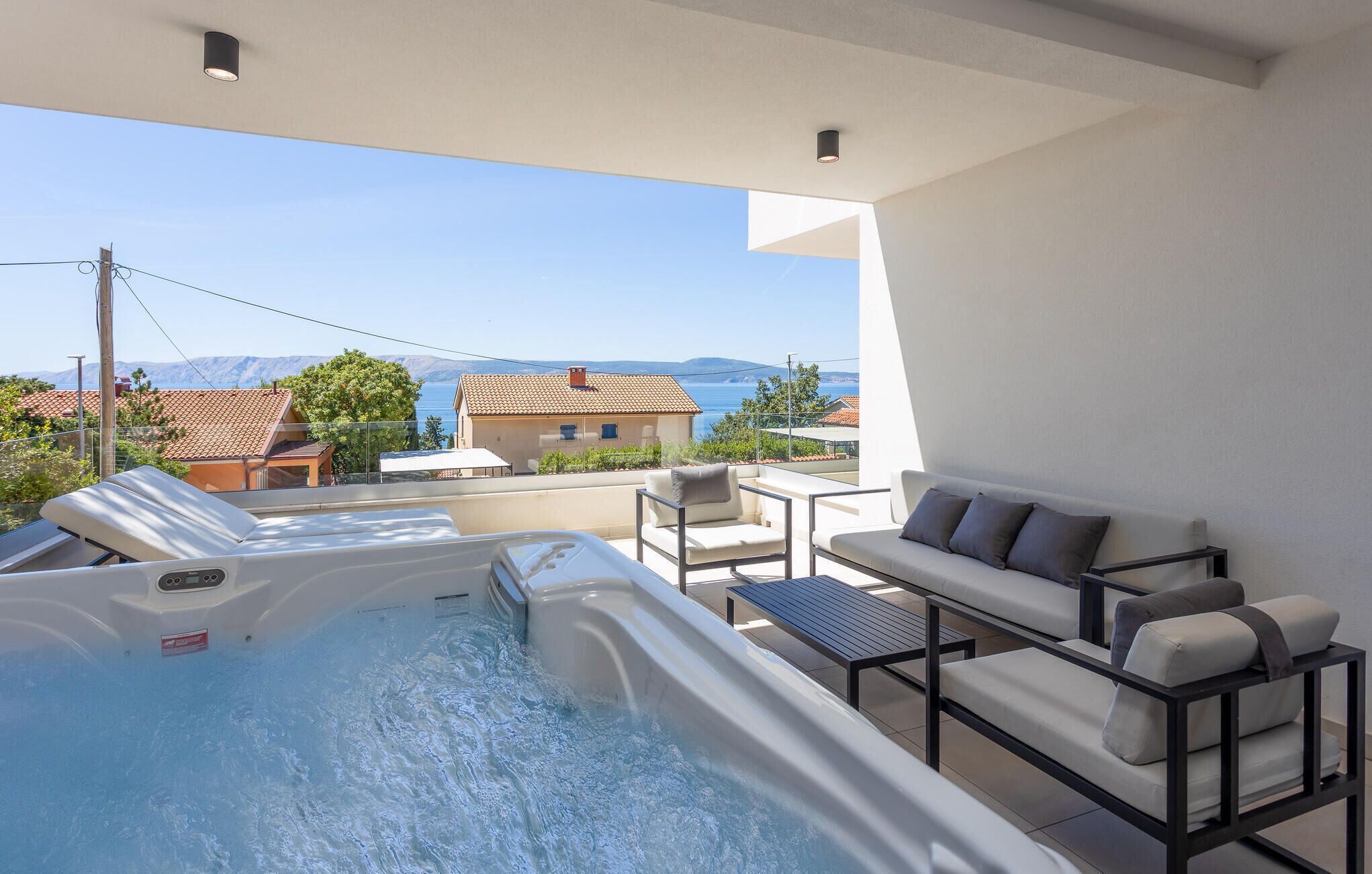 Baignoire à remous extérieure