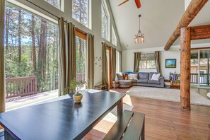 House (3 Bedrooms) | Interior - 6 Mi to Mt Union: Peaceful Cabin w/ Deck (Mayer)