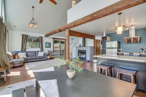 House (3 Bedrooms) | Interior - 6 Mi to Mt Union: Peaceful Cabin w/ Deck (Mayer)