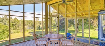 Bayfront Steuben Home w/ Screened Porch & Fire Pit