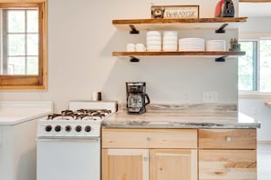 House (2 Bedrooms) | Interior - Waterfront Wisconsin Cabin: Private Dock, Fire Pit (Harshaw)