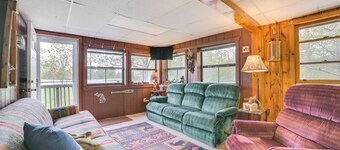 Cozy Onaway Vacation Rental w/ Deck & Fire Pit!