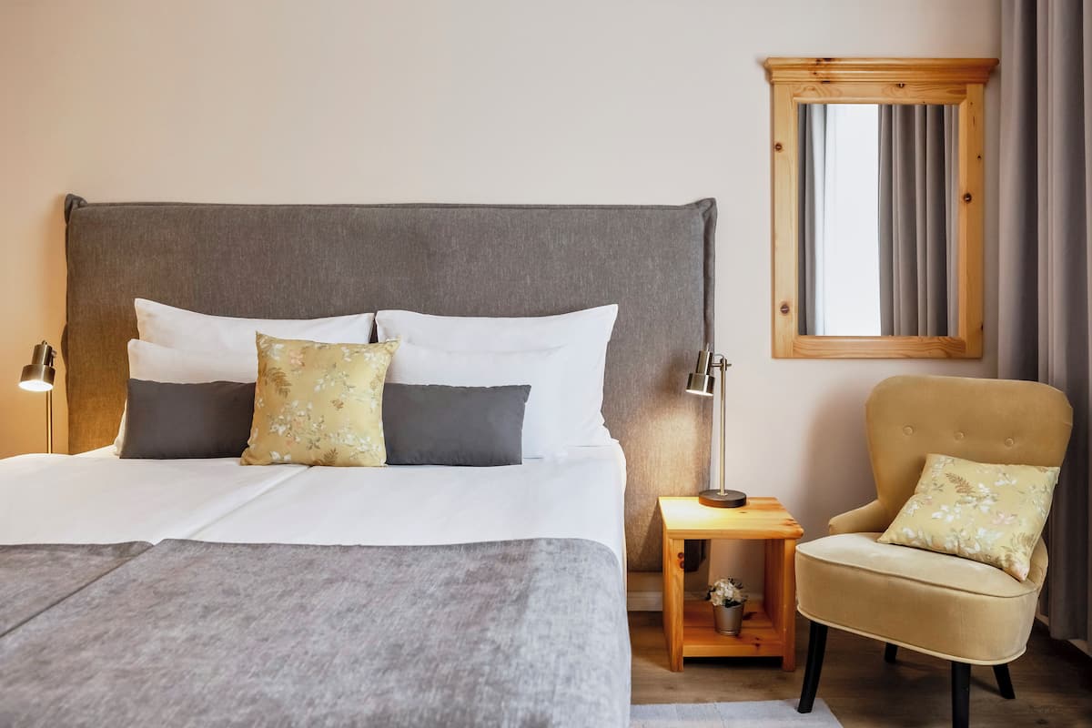 Comfort-Apartment, 2 Schlafzimmer | Badezimmer | Dusche, Designer-Toilettenartikel, Haartrockner, Handtücher