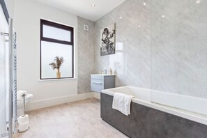 Hair dryer, towels
