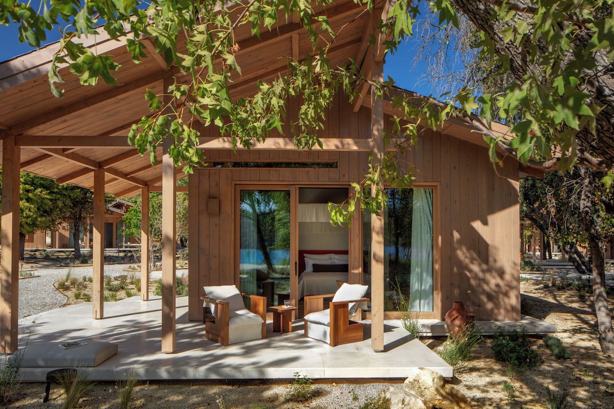 Forest View Cabana | 1 slaapkamer, luxe beddengoed, een minibar, een kluis op de kamer