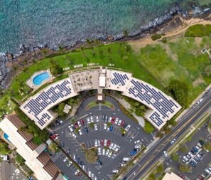 Aerial view - Royal Mauian, #218^ 3 Bedroom Condo by RedAwning (Kihei)
