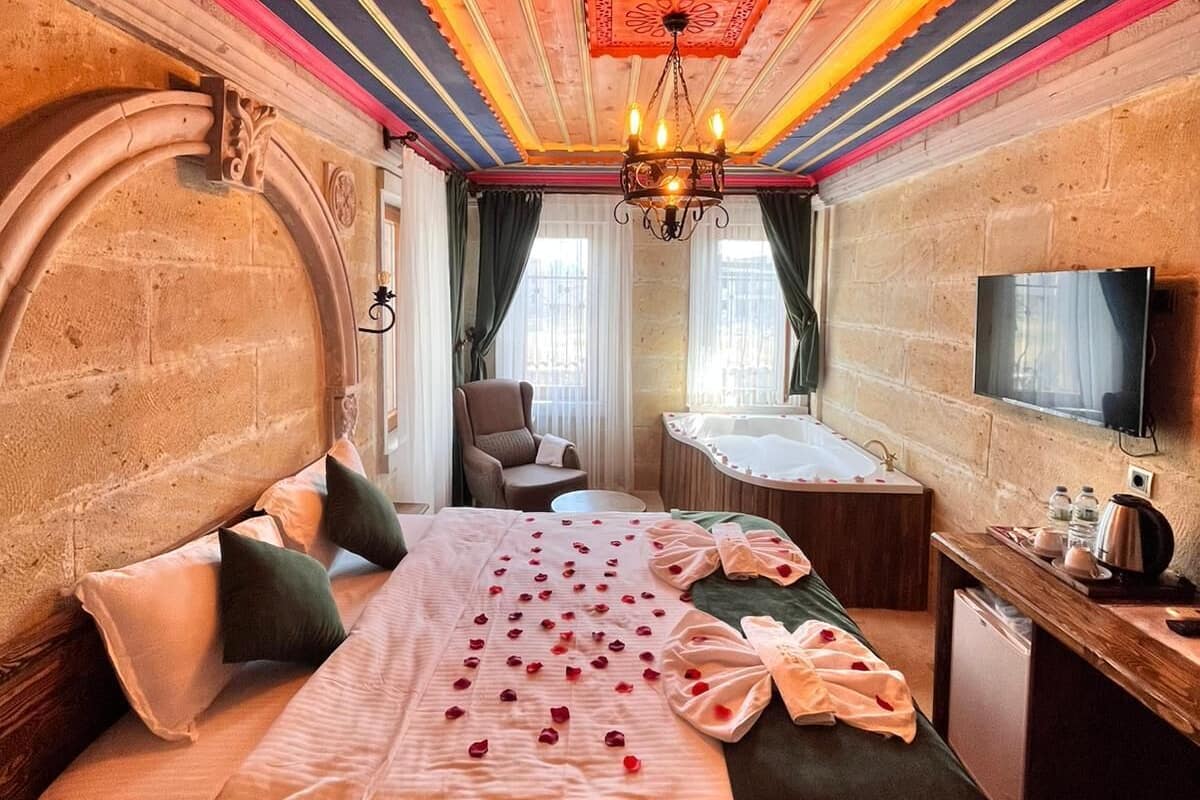 Sengetøy av topp kvalitet, memory foam-senger og minibar