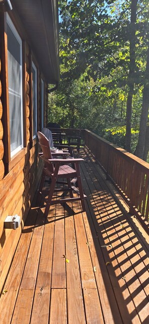 Terrace/patio - Cozy cabin in Brasher Falls, NY (Brasher Falls)