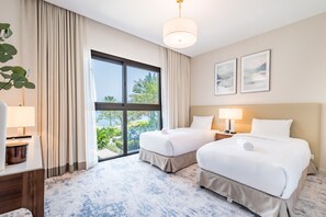 2 bedrooms, in-room safe, iron/ironing board, free WiFi - Waterfront 2BR Apartment in The Address Fujairah Residences Block C, Fujairah (Fujairah)