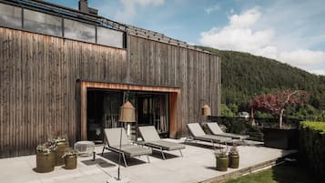Luxury Suite, Private Pool, Valley View | Terrace/patio