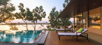 Nature's Island farmhouse on secluded shores of Lake Vaitarna Nashik Mumbai 3hrs