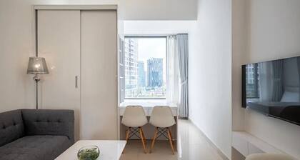 Nice Studio Free Pool & Gym @ Rivergate D4