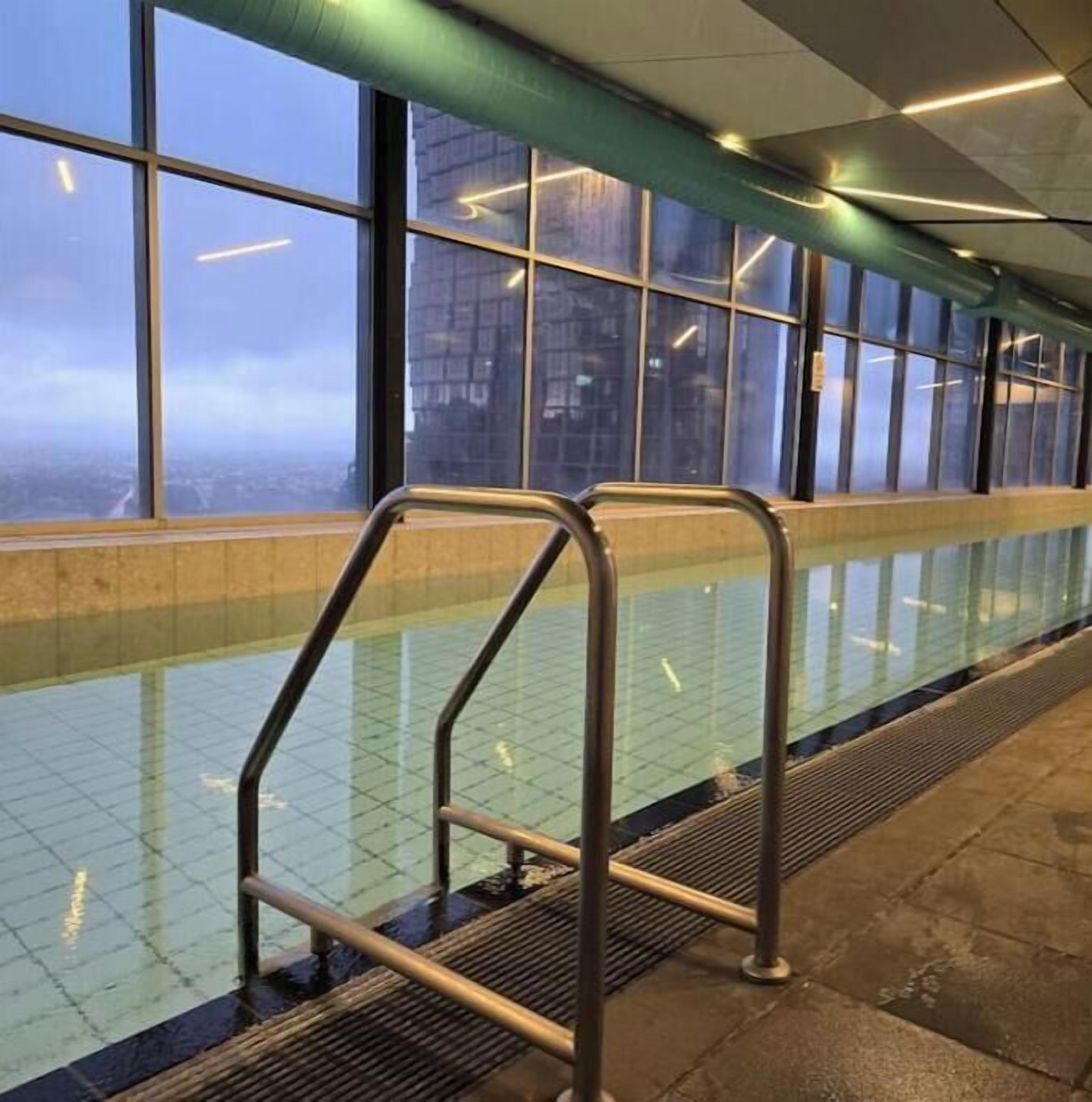 Indoor pool, a heated pool